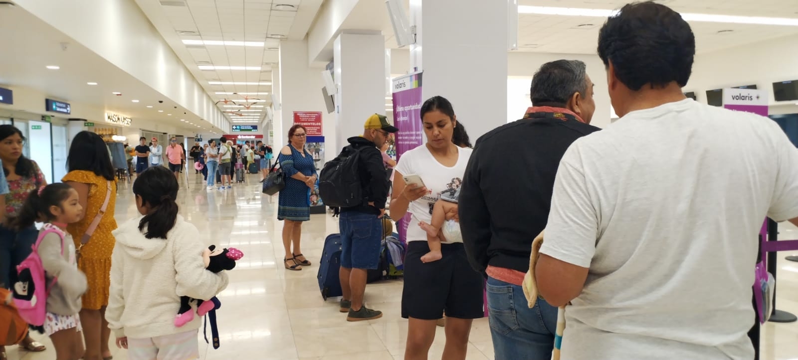 Se registra buena movilidad de pasajeros en el aeropuerto de Mérida