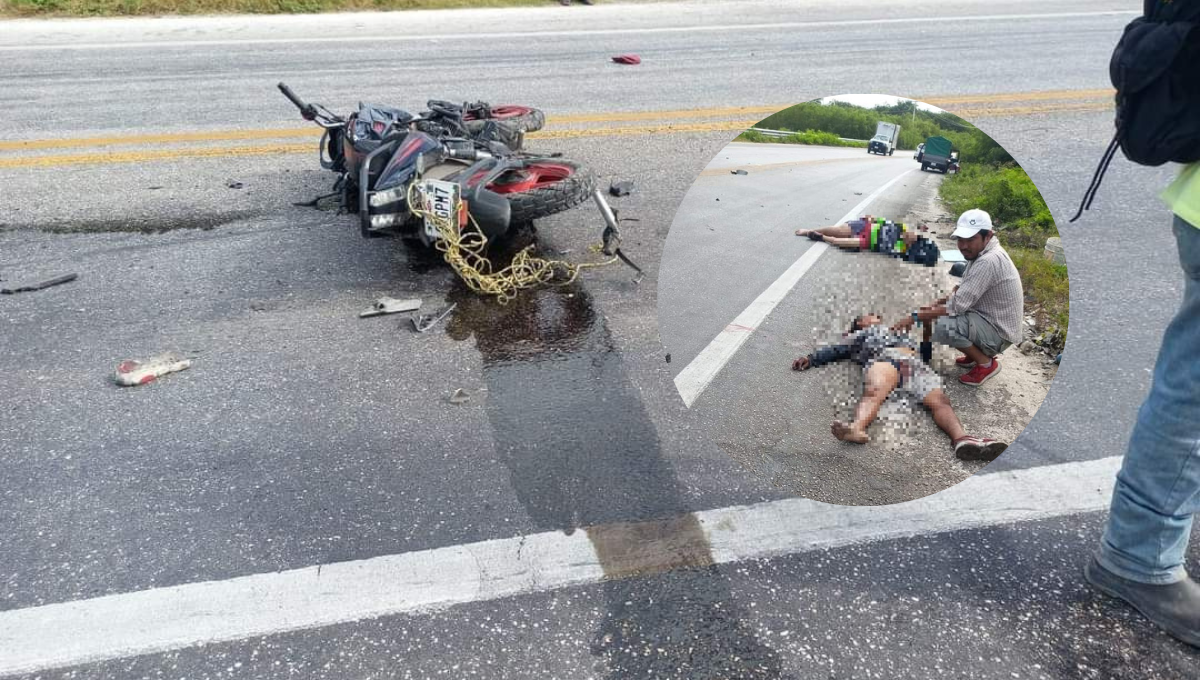 Automovilistas que circulaban por la zona auxiliaron a los motociclistas