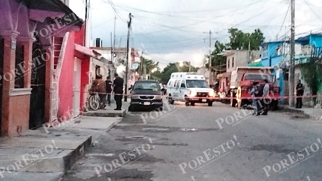 La zona fue acordonada por autoridades tras el ataque con arma de fuego