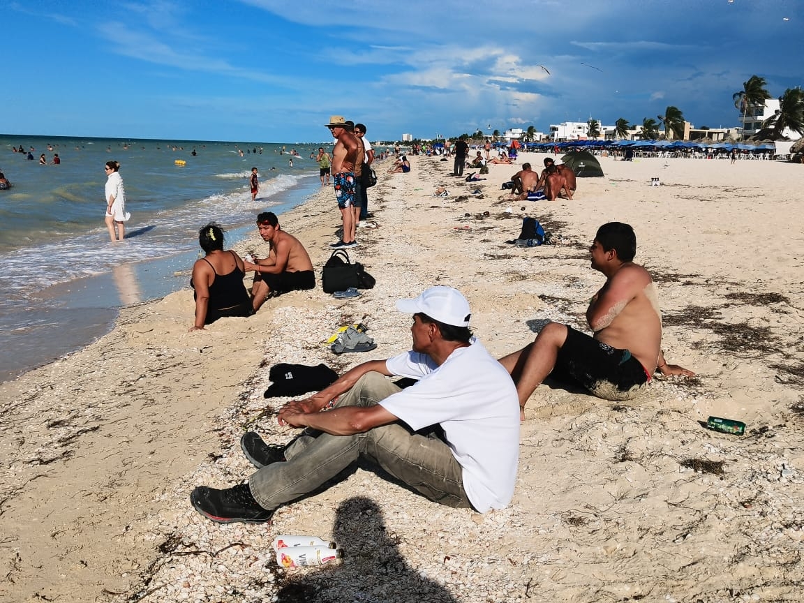 Durante el fin de semana se registró baja afluencia de turistas en el malecón de Progreso