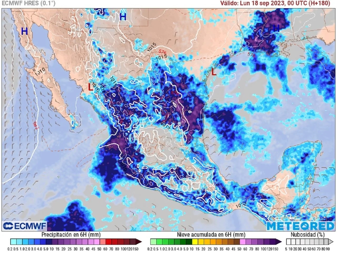 Frente frío número 2 llega a México con bajas temperaturas y fuertes lluvias