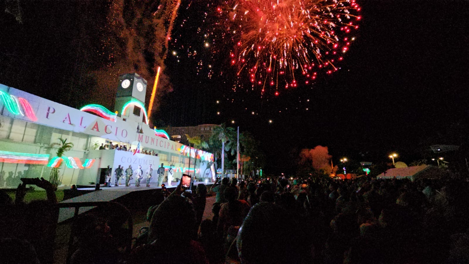 Reportan a persona baleada previo al Grito de Independencia en Cozumel