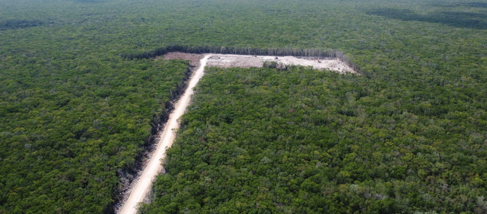 a obra del Tren Maya ha generado que se habiliten varios bancos de extracción de material pétreo a lo largo de su ruta en el Caribe Mexicano