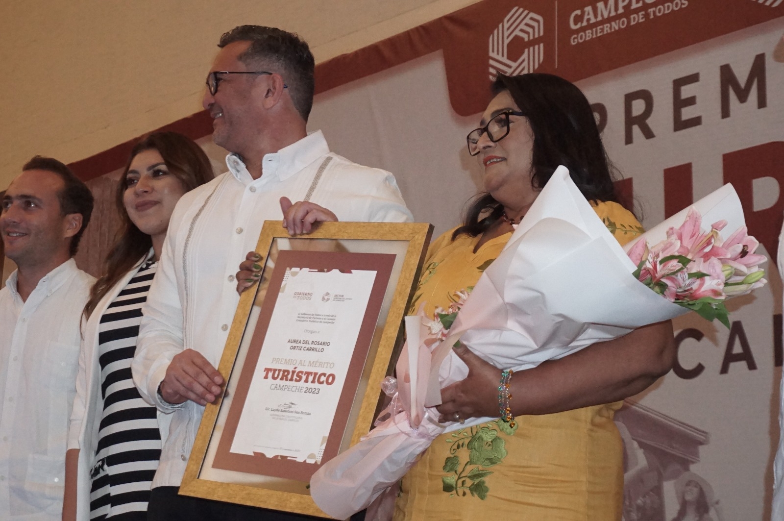 Aurea Ortiz Carrillo agradeció por el reconocimiento