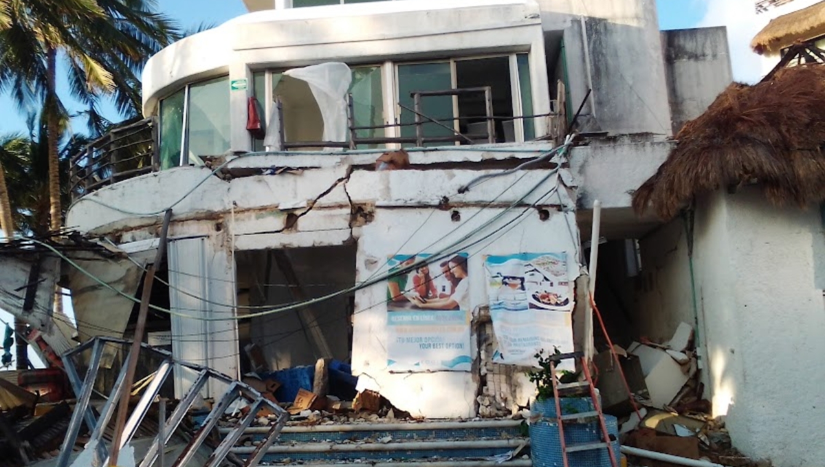 El restaurante Kook Beach permanece asegurado luego de la explosión en marzo de 2022