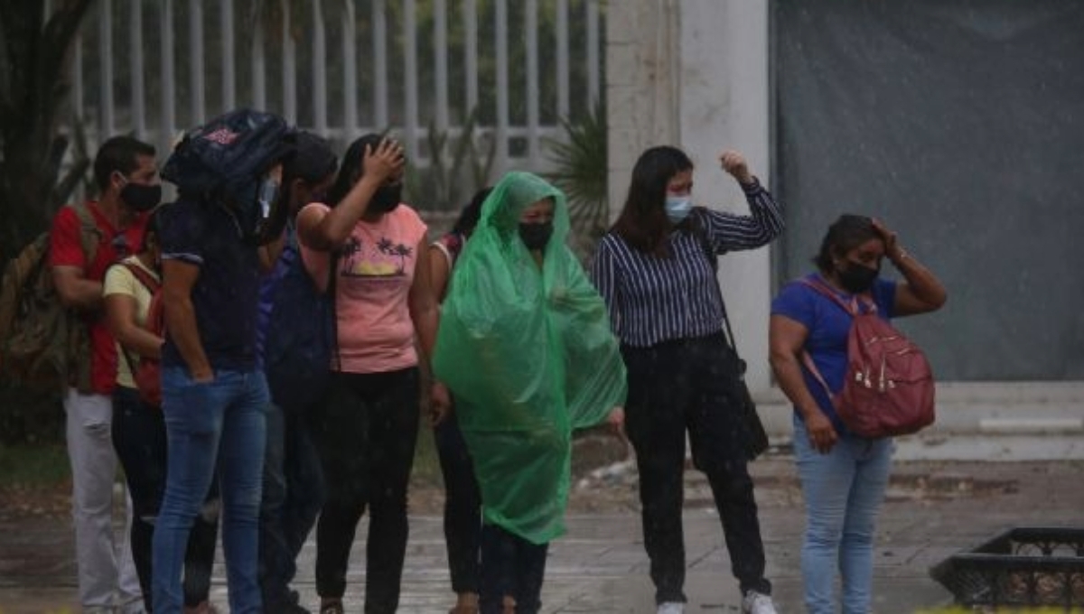 Este sábado y domingo se juntarán los efectos del Frente Frío 4 con la Onda Tropical 28 en Mérida