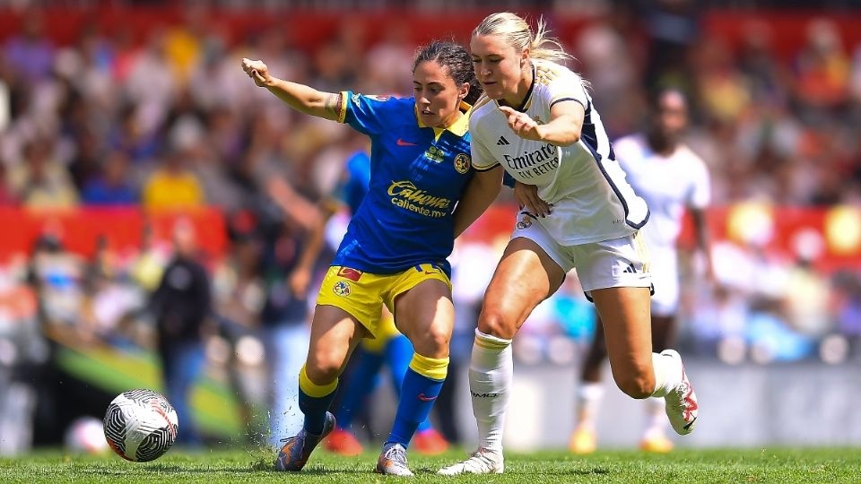 América Femenil venció al Real Madrid Femenil en el Estadio Azteca