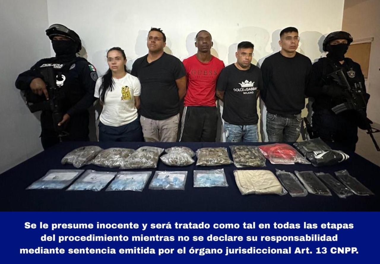 Cae banda de asaltantes de Rolex en Tulum; les hallan drogas y auto robado