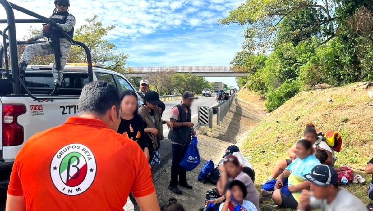 El Insttituo Nacional de Migración aseguró que se ha mantenido al tanto de la integridad de quienes son parte de la caravana migrante