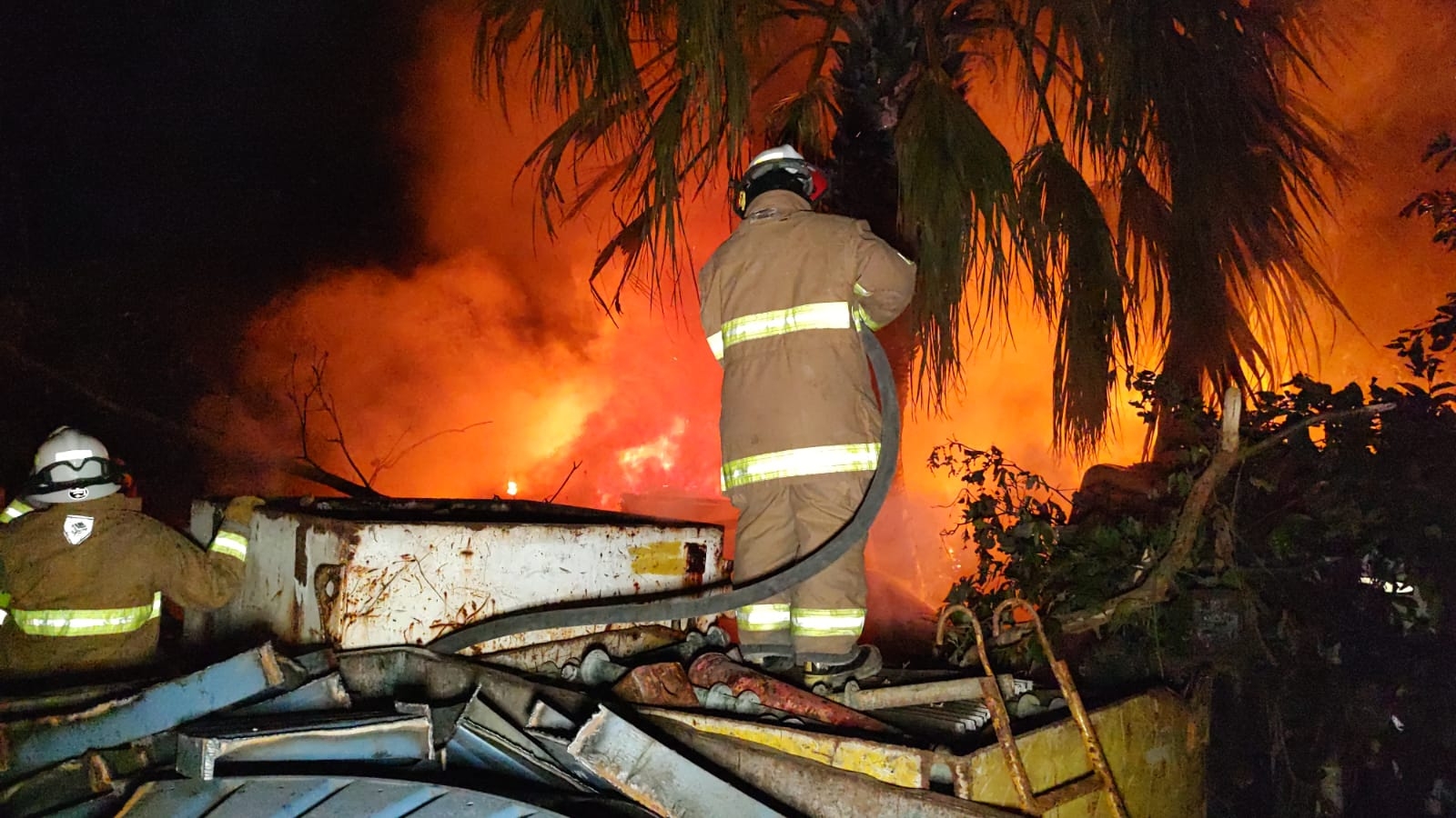 El incendio dejó solamente daños materiales