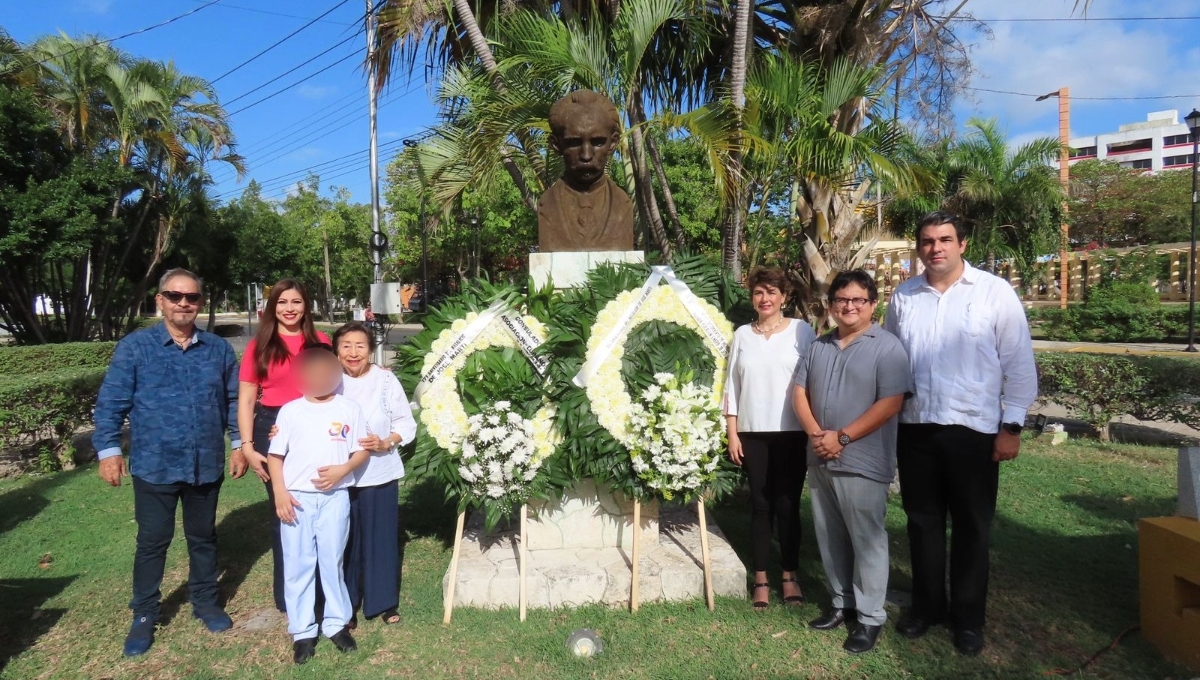 Asociación de cubanos en Mérida conmemora el 171 aniversario del natalicio de José Martí