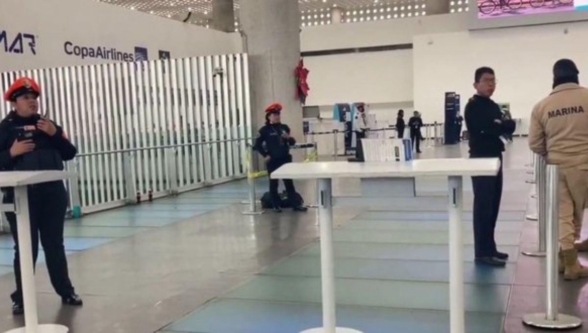 Un hombre de origen venezolano fue apuñalado en la cabeza y cuello en el Aeropuerto Internacional de la Ciudad de México esta mañana