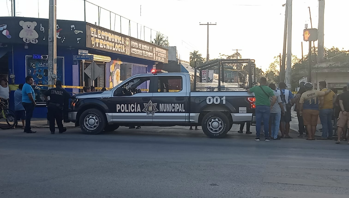 Hasta el lugar llegaron elementos de la policía municipal