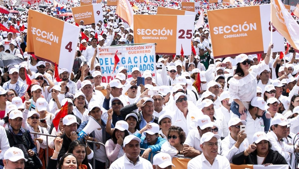Andrés Manuel López Obrador, expresó su gratitud hacia la CNTE y el SNTE por su contribución a un ambiente pacífico en el sector educativo durante su mandato