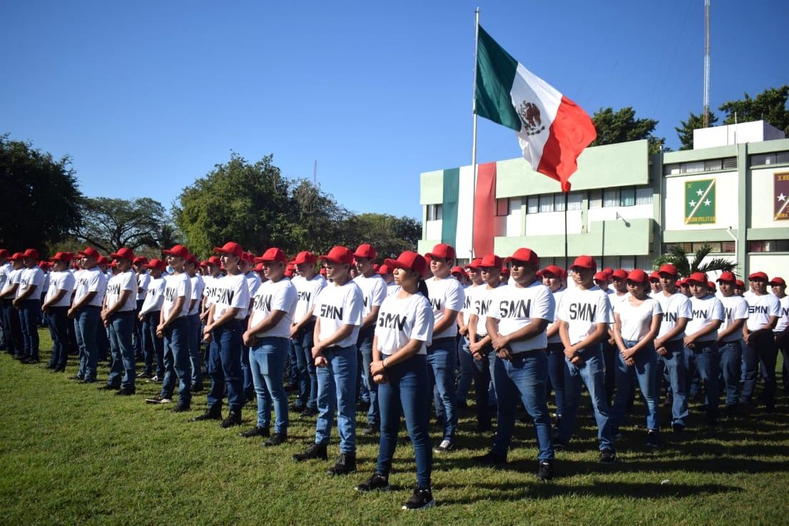Son 400 jóvenes que iniciaron su Servicio Militar en Mérida