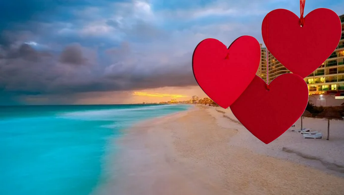 Así se celebra San Valentín en el Caribe Mexicano