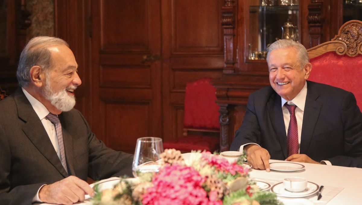 Carlos Slim desmiente ser el empresario más beneficiado por el presidente AMLO
