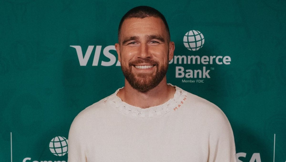 Travis Kelce fue uno de los protagonistas de las fiestas de Kansas City Chiefs