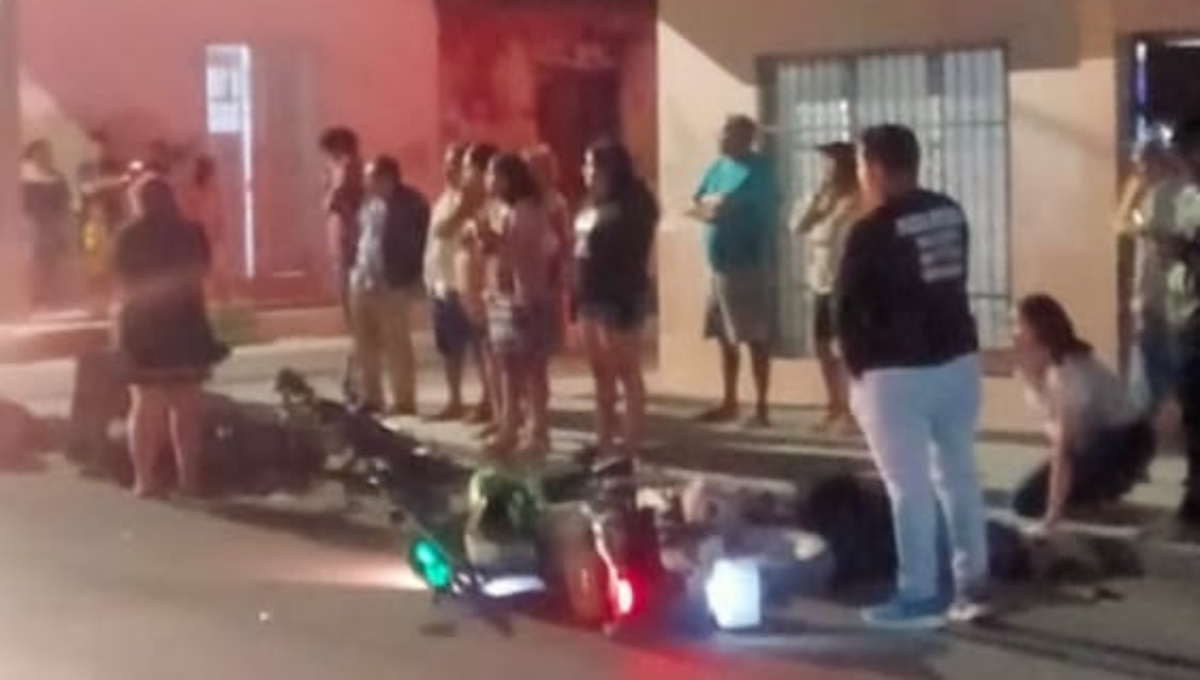 Motociclistas terminan en el hospital tras chocar en Progreso