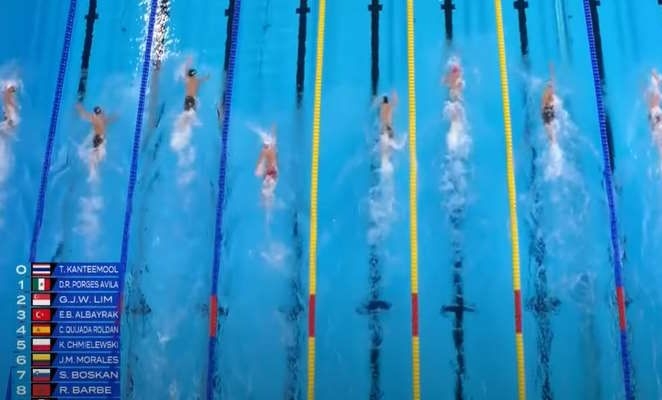 Andrés Dupont impone récord mexicano en el Relevo 4x200 metros en Doha 2024