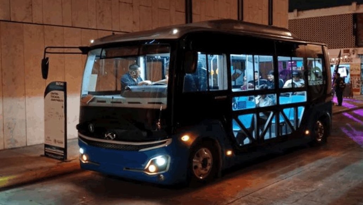 Las Rutas Nocturnas de Va y Ven en Mérida ahora serán similares a unos camiones eléctricos