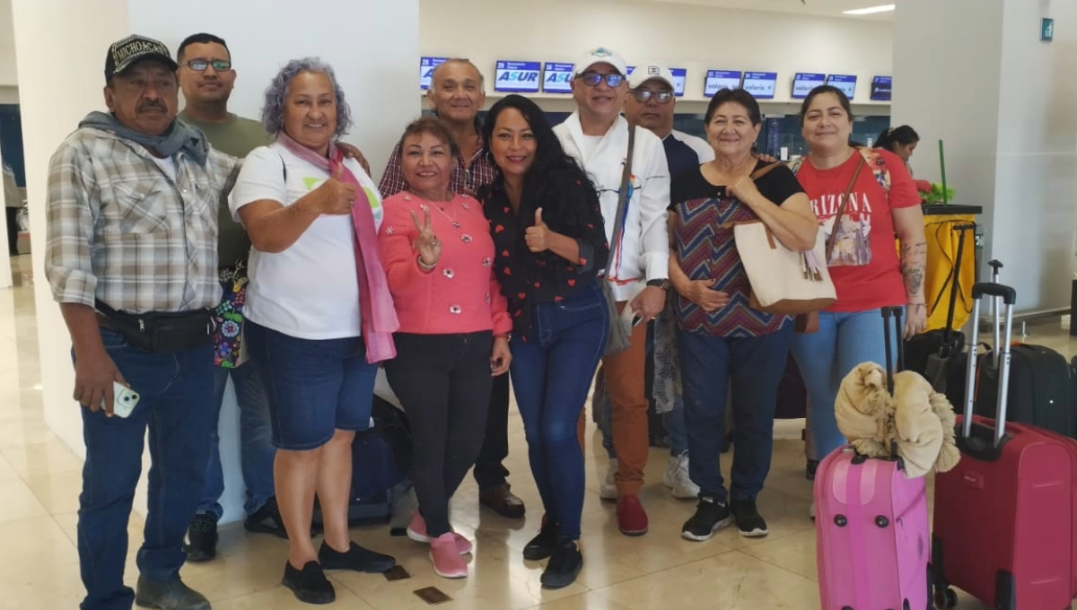 Yucatecos jubilados viajan por primera vez a la Habana, Cuba