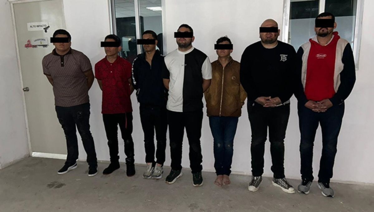 Siete presuntos miembros del Cartel Jalisco Nueva Generación fueron detenidos por elementos de seguridad en el municipio de Uruapan, Michoacán