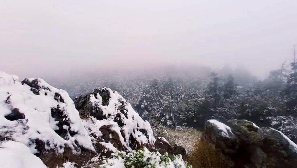 La Marquesa luce cubierta de aguanieve