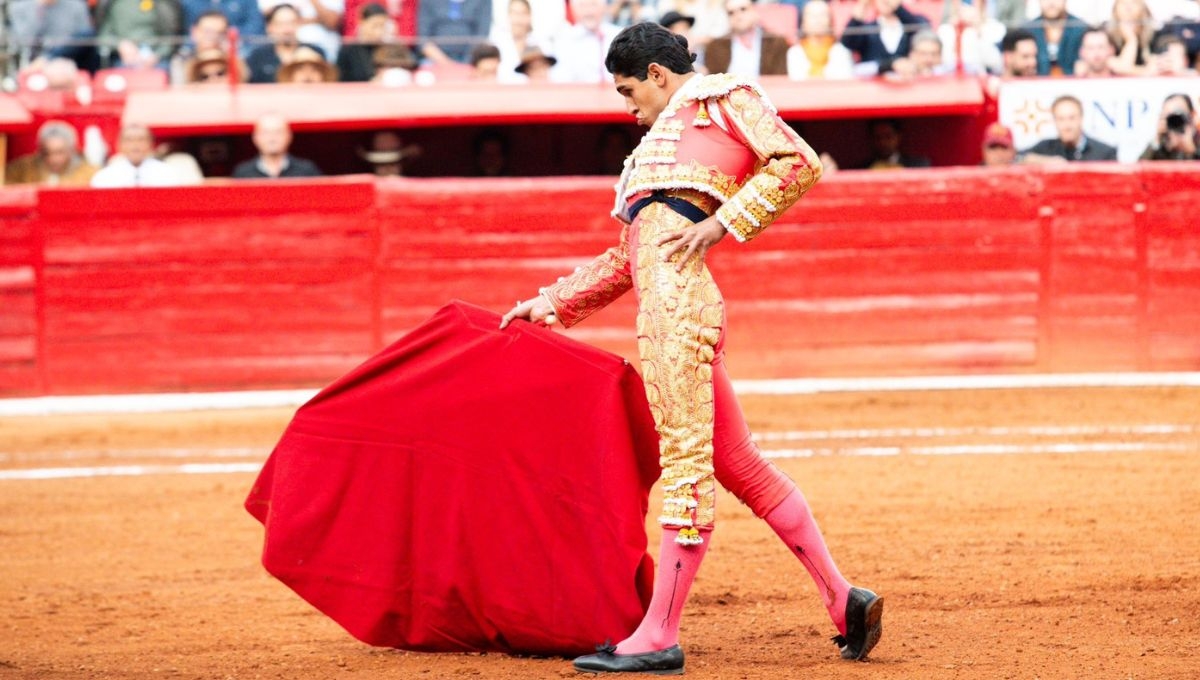 Héctor Gutiérrez no pudo culminar su actuación en la Plaza de Toros México