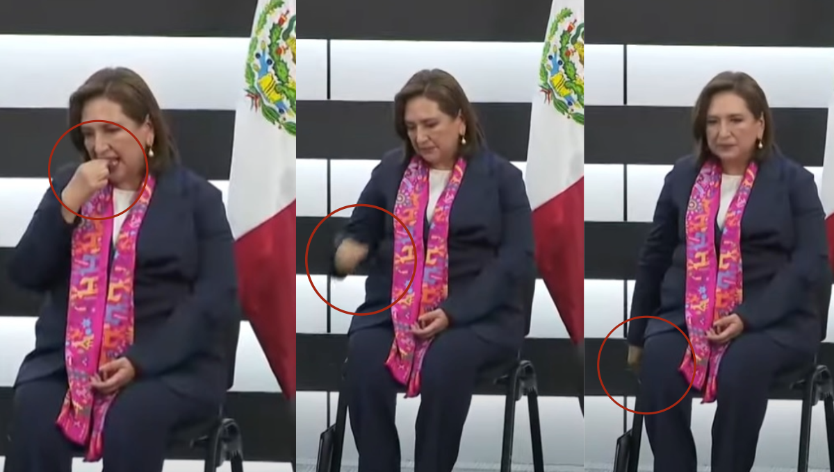 El momento fue captado en plena transmisión del INE