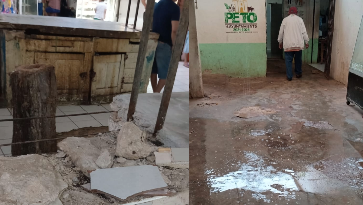 Mercado de Peto, en 'ruinas'; Alcalde ignora solicitud de remodelación