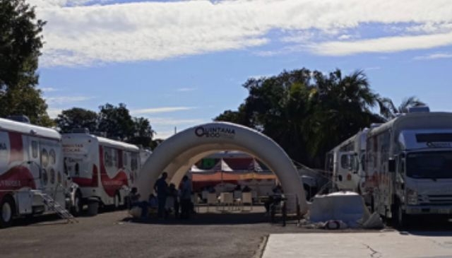 Desde el pasado jueves anunciaron su arribo a la localidad, por lo que cientos de personas quisieron aprovechar los servicios, pero no lo lograron