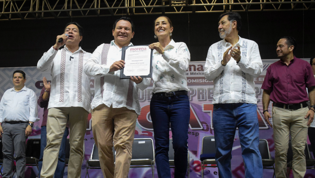 Joaquín Díaz Mena inyecta optimismo a la 4T en Yucatán; hoy se registra como candidato a Gobernador