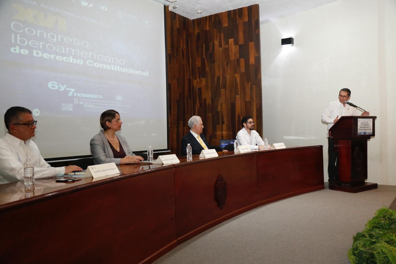 Inauguran jornada previa al Congreso Iberoamericano de Derecho Constitucional en Mérida