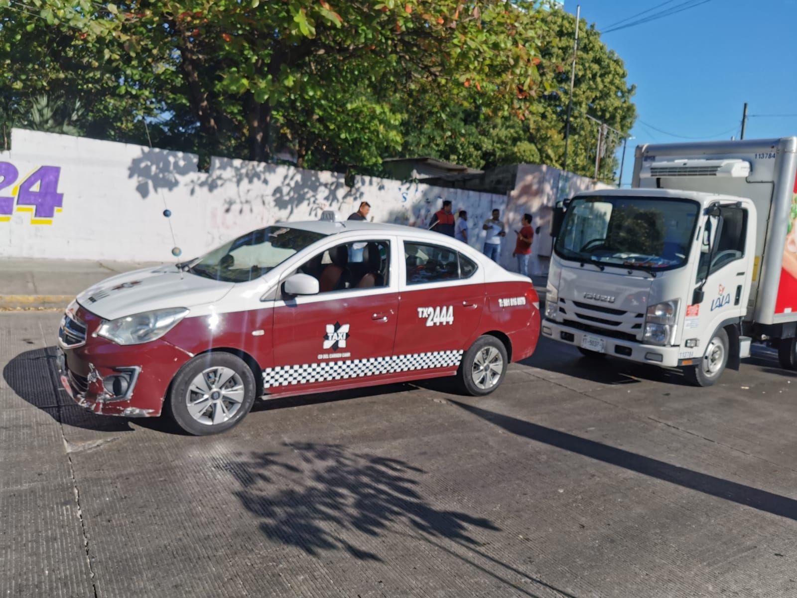 El taxi pertenece al Sindicato Único de Trabajadores del Volante