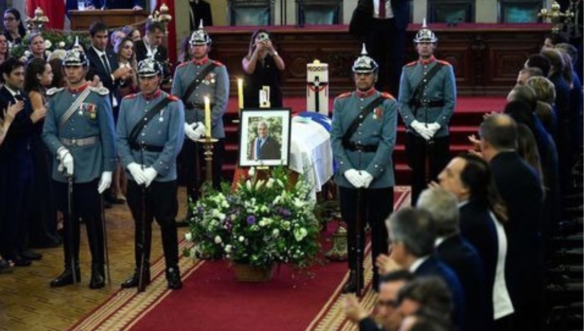 Este viernes se realiza el funeral de Estado del expresidente de Chile, Sebastián Píñera en la antigua sede del Congreso Nacional en Santiago