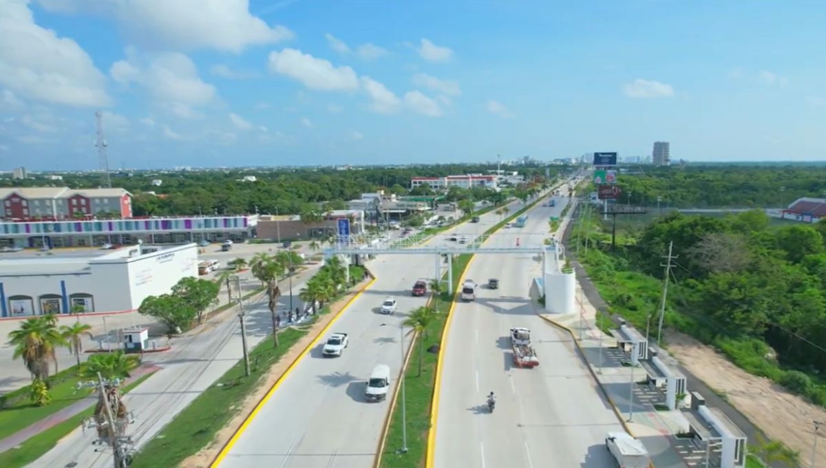 Así luce el Bulevar Luis Donaldo Colosio tras su remodelación en Cancún: VIDEO