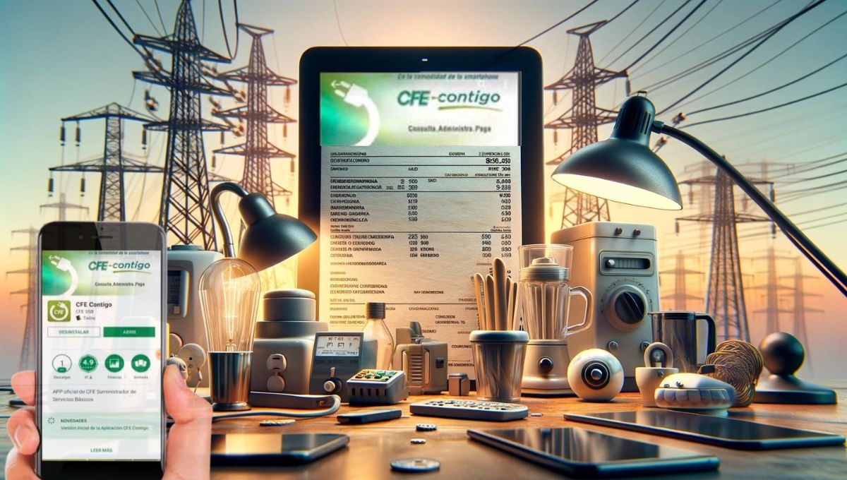 A través de la APP de CFE puedes revisar y descargar tu recibo de luz, para que conozcas tus consumos y la fecha limite de pago