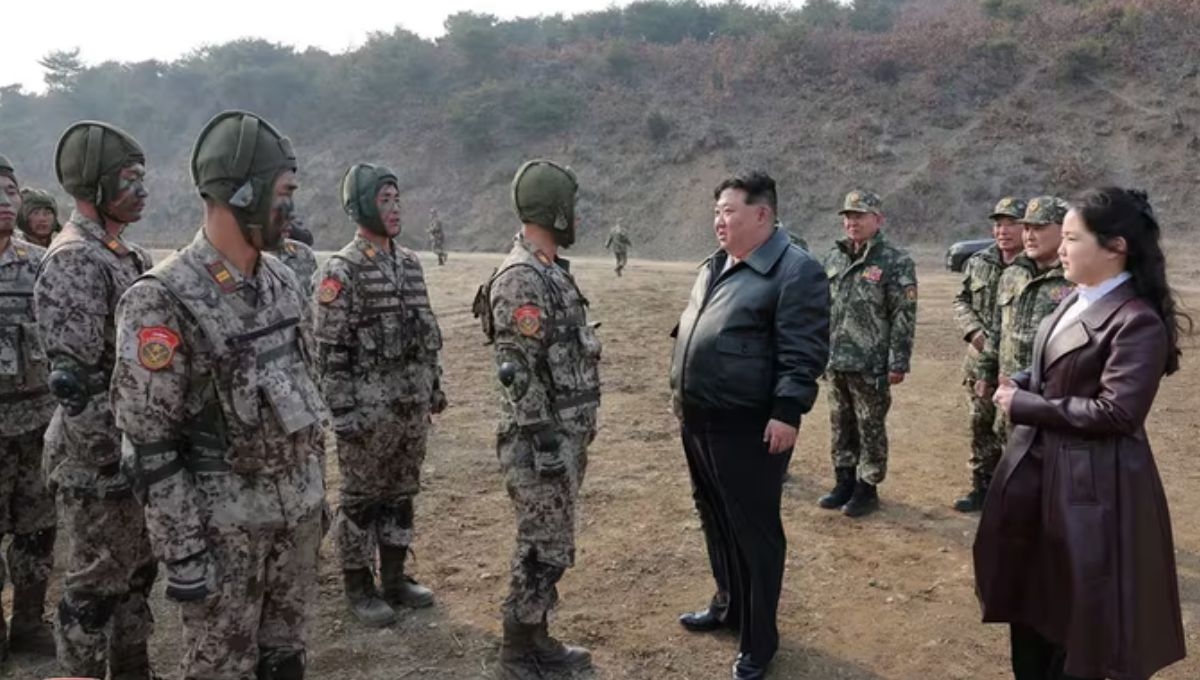 Kim Jong-un supervisó ejercicios militares junto a su hija y pidió al ejército norcoreano que se prepare para la guerra