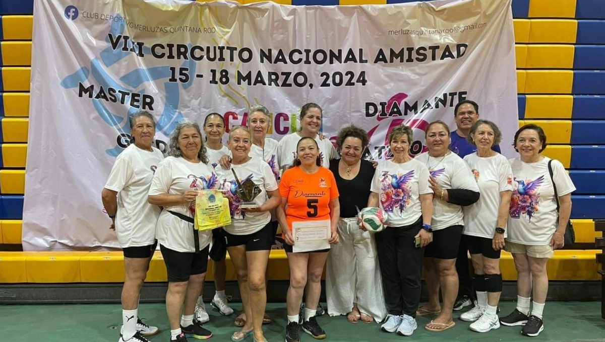 Baja California y Brasil dominaron el 8vo circuito de la Amistad de Voleibol en Cancún