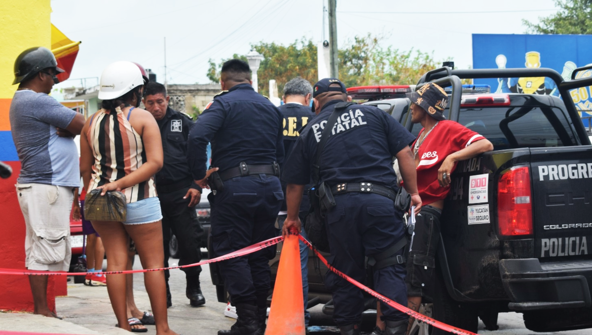 El agresor huyó del lugar ante la presencia de los policías