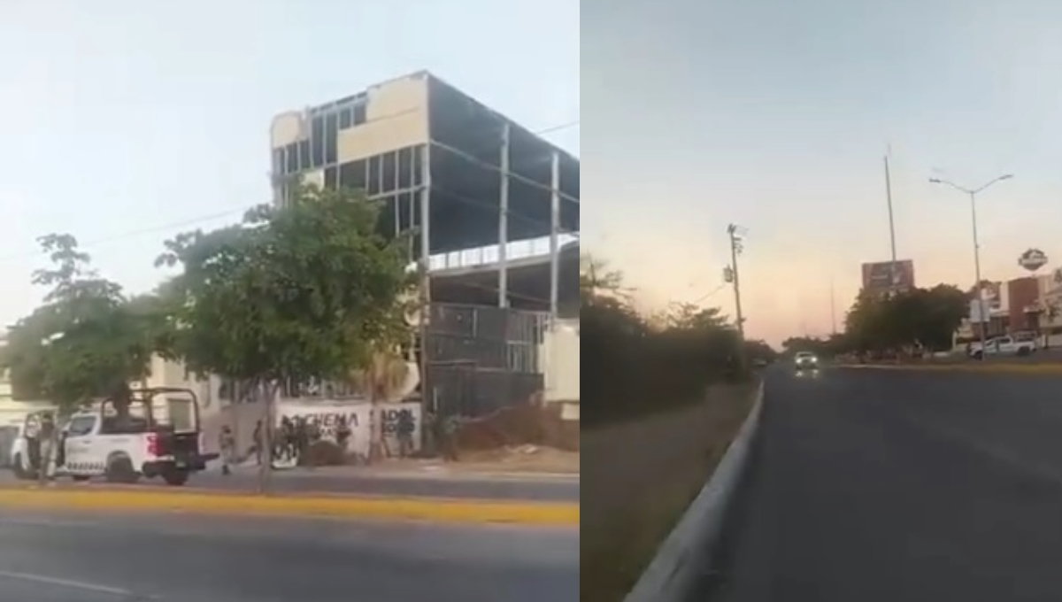 El reportero grabó el momento exacto del ataque