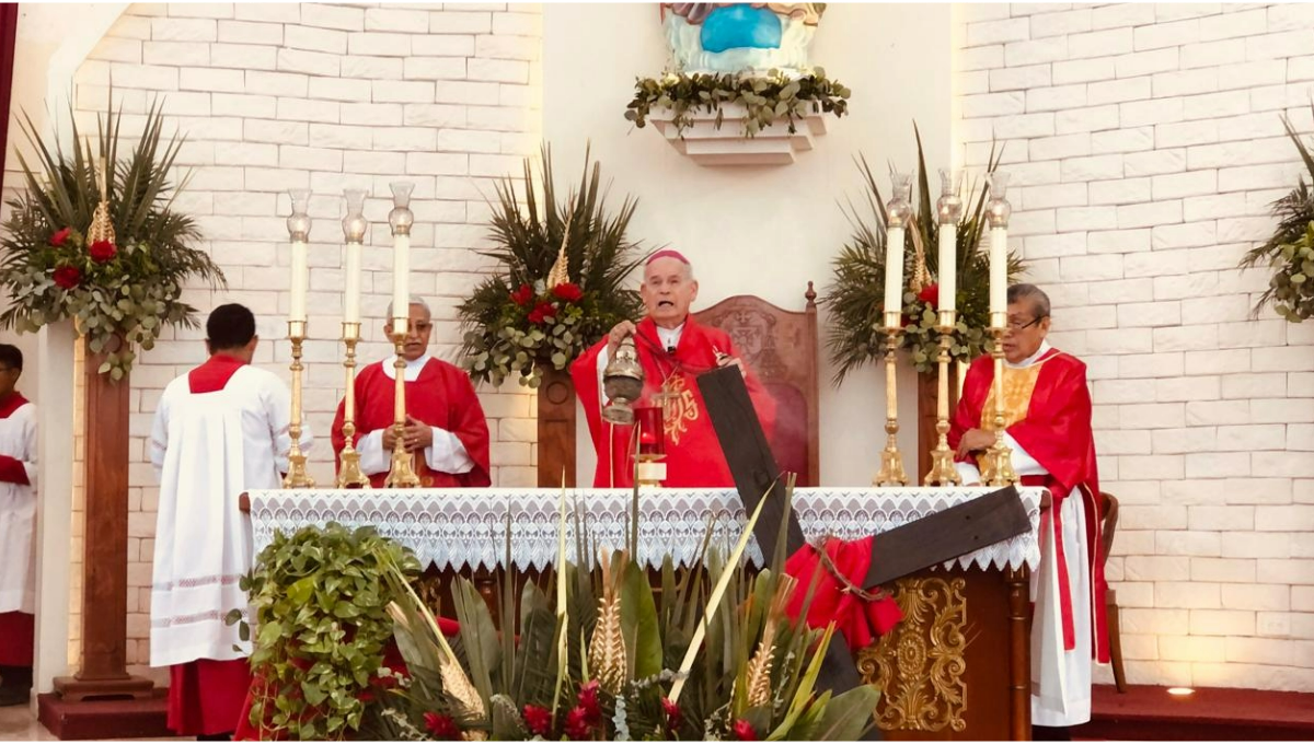 Obispo de Quintana Roo anunció en la misa del Domingo de Ramos el viacrucis playero en Cancún