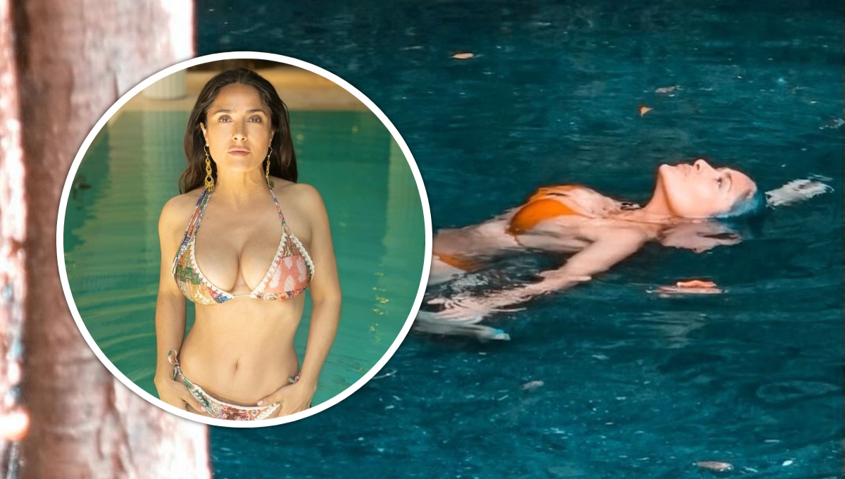 Tal parece que Salma Hayek estuvo varios días en Yucatán