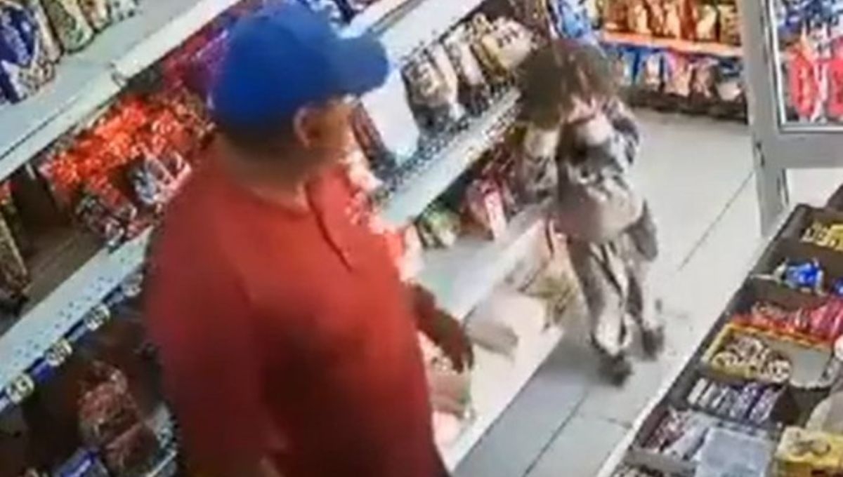 Gracias a los videos de seguridad de una tienda en San Luis Potosí un sujeto que agredió a su sobrino de 3 años, fue detenido por las autoridades