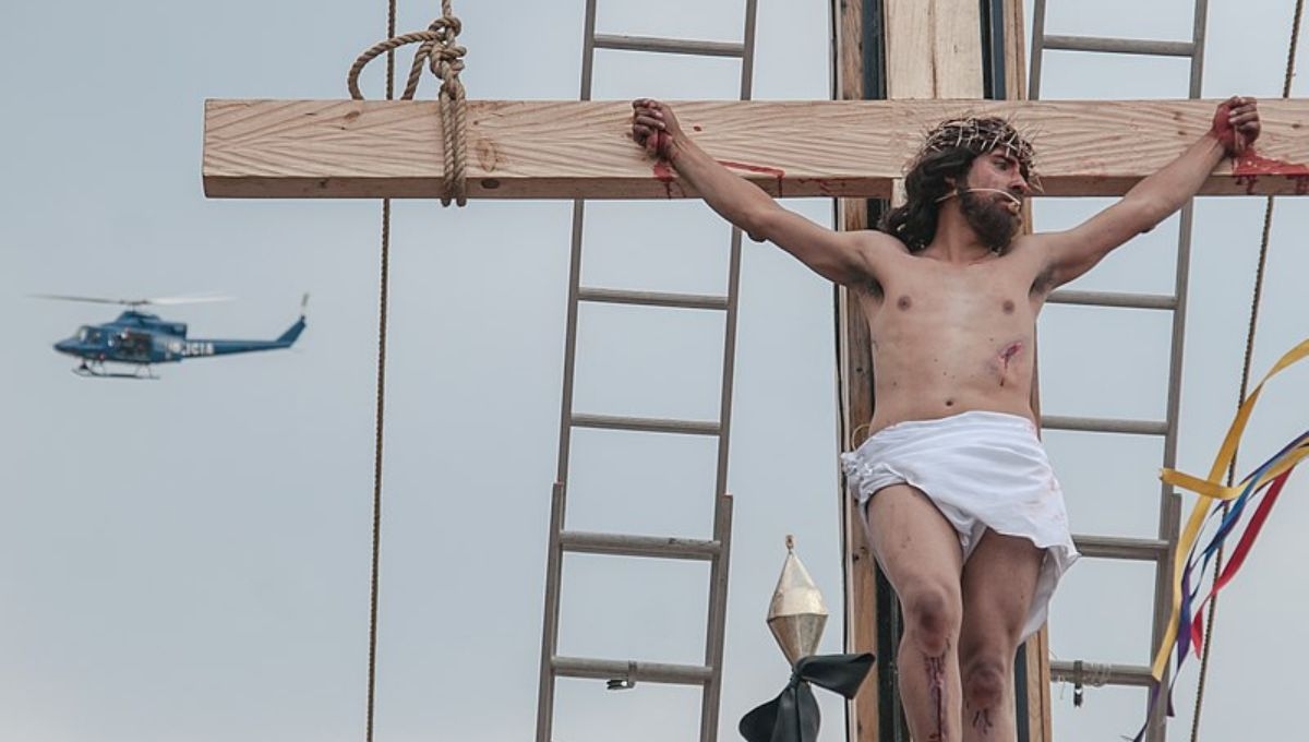 Las celebraciones pascuales en Iztapalapa culminan con este Viacrucis, marcando el momento más significativo de la Semana Santa para la comunidad