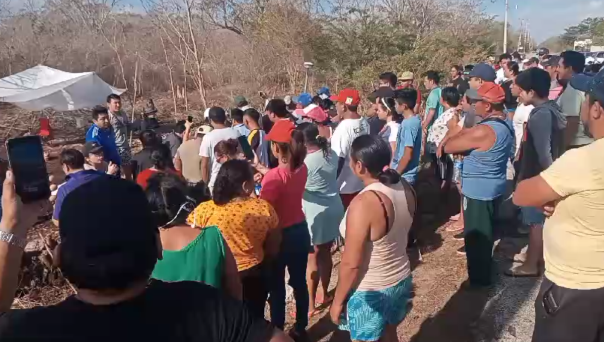Zafarrancho en Yaxkukul: Ayuntamiento intenta adueñarse de un terreno de 4 hectáreas
