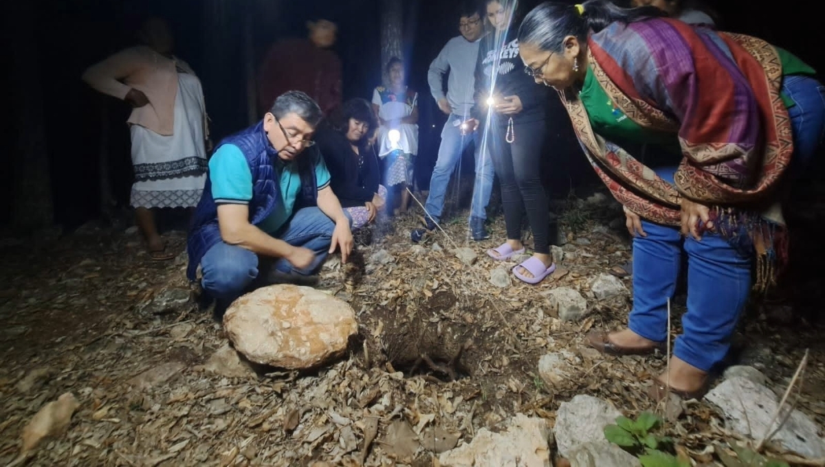 Hallan antiguo chultún en Dzitbalché, Campeche