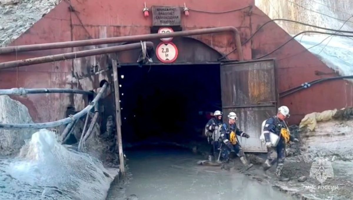 Rusia suspende la operación de rescate para salvar a 13 mineros atrapados en una mina de oro