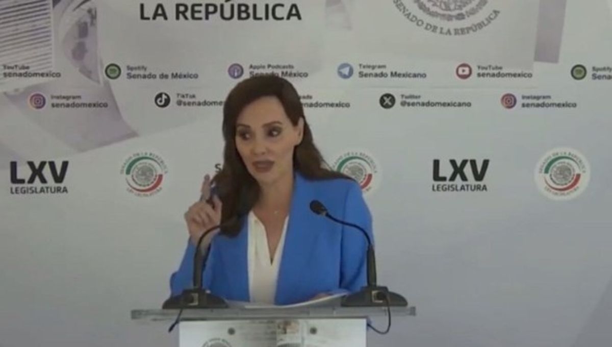 Presidente López Obrador rechaza que a Lilly Téllez se le sancione por traición a la patria